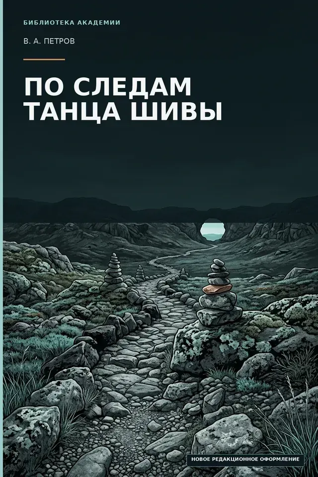 The new editorial cover of V. A. Petrov’s “In the Footsteps of the Dance of Shiva”