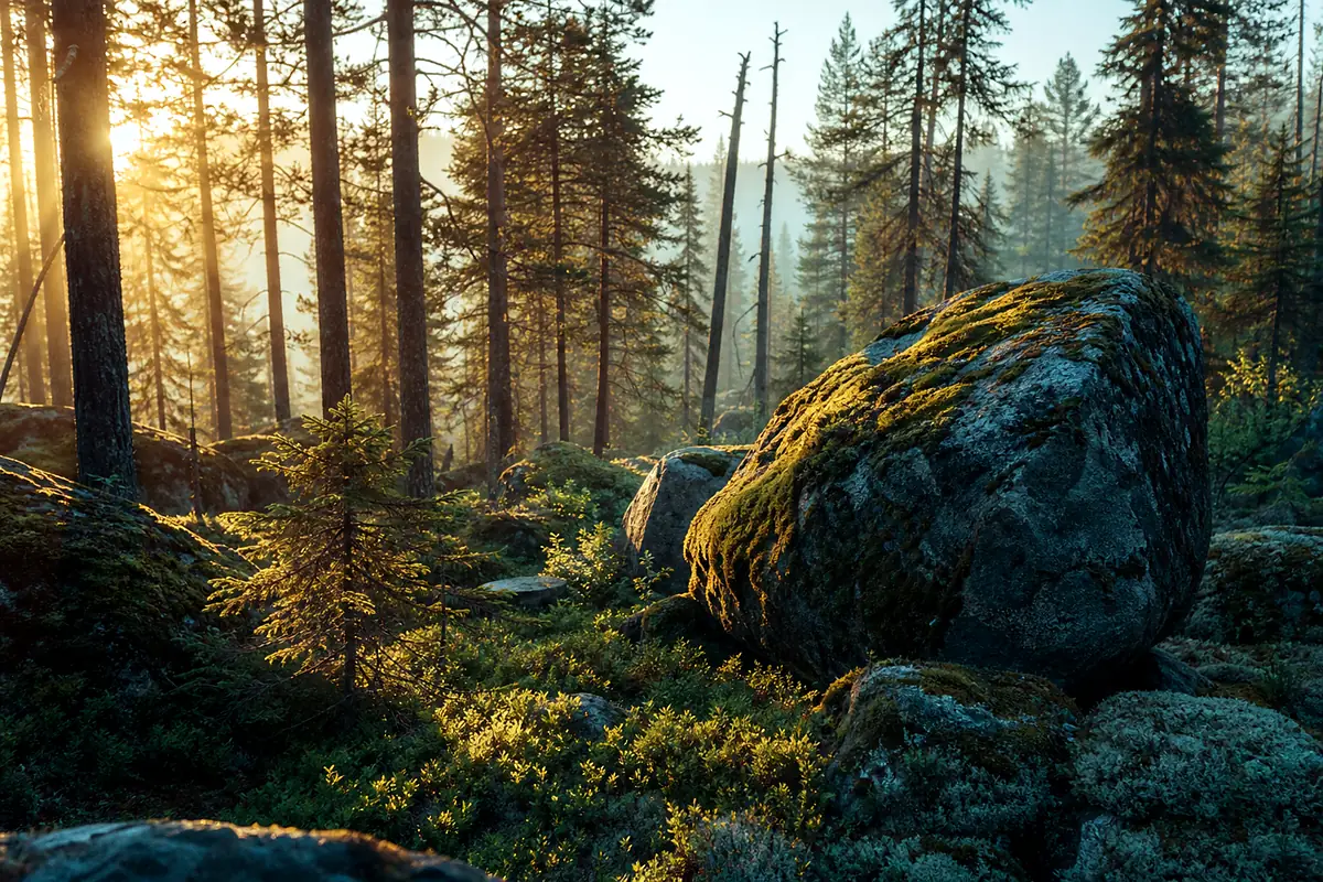 A Karelian forest and Mount Vottovaara — a field practice of the Cosmoenergetics Academy