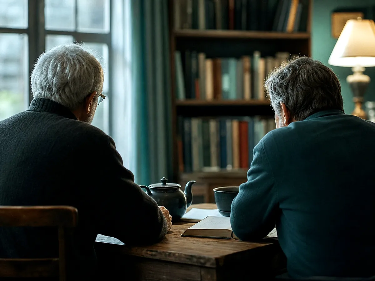 Mentors of the Academy discussing the Buddhist Block programme of cosmoenergetics