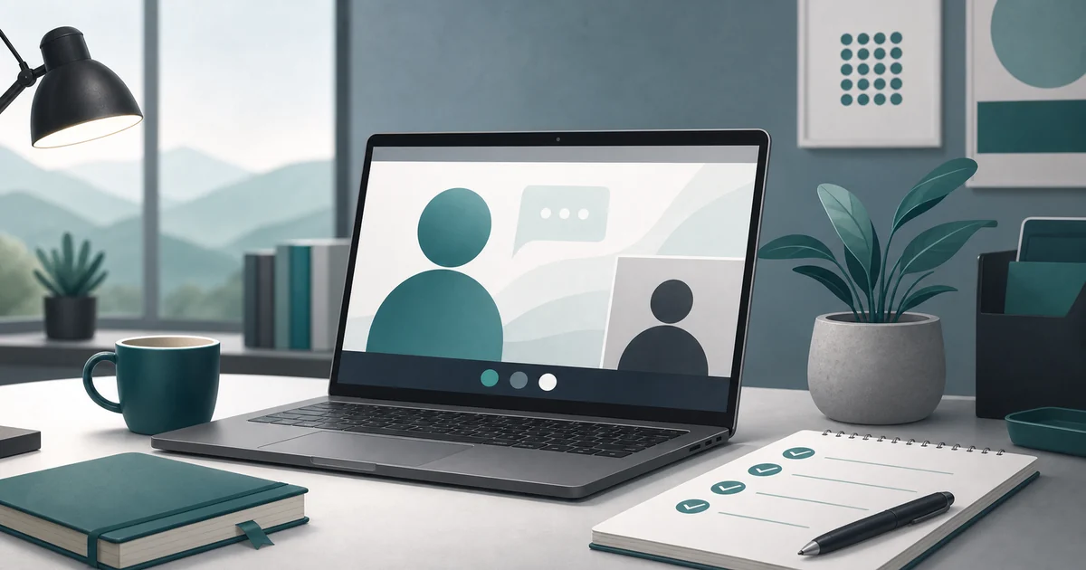An online consultation with a mentor of the Academy before the Magic Block