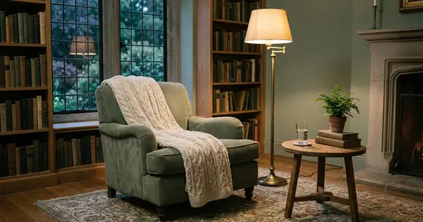 Illustration: a comfortable chair for a one-to-one session