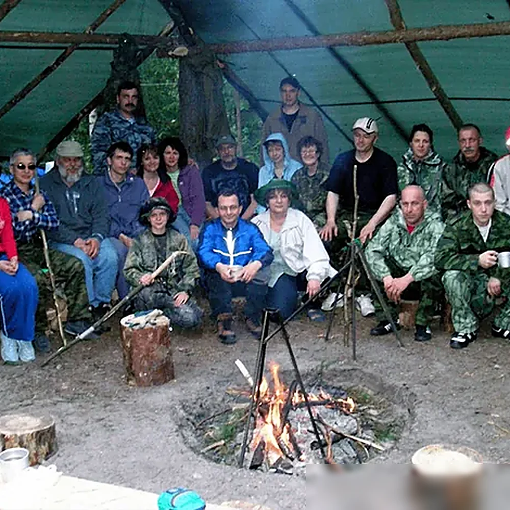 Sergey Sabantsev — progressor of cosmoenergetics, on an expedition by the campfire
